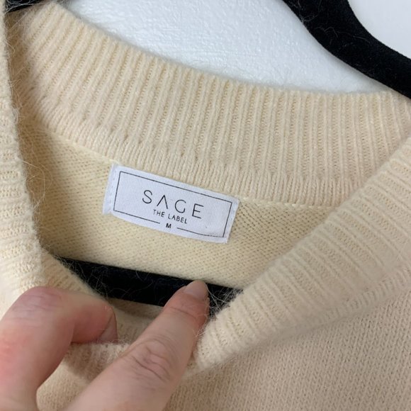 Sage The Label Inamorata Angora Sweater Medium - Picture 4 of 9